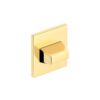 CUBE SLIM deurrozet WC – Messing Glanzend